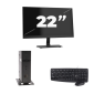Atrust t176 USFF - Intel Atom x5-E8000 - 8GB RAM - 256GB SSD - Windows 11 + 1x 22 inch Monitor