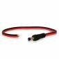DC Power plug male, length 500mm