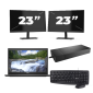 Dell Latitude 3420 - Intel Core i3 11th Generation - 14 inch - 16GB RAM - 256GB SSD - Windows 11 Home + 2x 23 inch Monitor