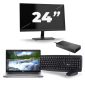 Dell Latitude 5411 - Intel Core i5-10th Generation - 14 inch - 8GB RAM - 256GB SSD - Windows 11 + 1x 24 inch Monitor