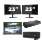 Dell Latitude 5420 - Intel Core i3 11th Generation - 14 inch - 16GB RAM - 256GB SSD - Windows 11 Home + 2x 23 inch Monitor