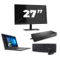 Dell Latitude 7400 - Intel Core i7-8e Generatie - 14 inch - 8GB RAM - 256GB SSD - Windows 11 Home + 1x 27 inch Monitor