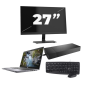 Dell Precision 3550 - Intel Core i7 10th Generation - 15 inch - 16GB RAM - 256GB SSD - GPU - Windows 11 Home + 1x 27 inch Monitor
