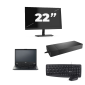 Fujitsu LIFEBOOK E5410 - Intel Core i5-10th Generation - 14 inch - 8GB RAM - 256GB SSD - Windows 11 Home + 1x 22 inch Monitor