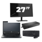 Fujitsu LIFEBOOK E5410 - Intel Core i3-10e Generatie - 14 inch - 8GB RAM - 256GB SSD - Windows 11 Home + 1x 27 inch Monitor
