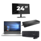 HP EliteBook 830 G7 - Intel Core i7-10th Generation - 13 inch - 8GB RAM - 256GB SSD - Windows 11 + 1x 24 inch Monitor