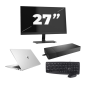 HP EliteBook 830 G7 - Intel Core i7 10th Generation - 13 inch - 16GB RAM - 256GB SSD - Windows 11 Home + 1x 27 inch Monitor