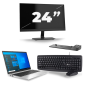 HP EliteBook 840 G8 - Intel Core i7 11th Generation - 14 inch - 16GB RAM - 256GB SSD - Windows 11 + 1x 24 inch Monitor