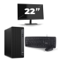 HP EliteDesk 800 G6 Tower - Intel Core i5-10th Generation - 8GB RAM - 256GB SSD - Windows 11 + 1x 22 inch Monitor