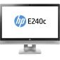 HP EliteDisplay E240c - 24 inch - 1920x1080 - DP - HDMI - VGA - Gray