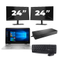 Lenovo Thinkpad E14 G2 - Intel Core i3 11th Generation - 14 inch - 16GB RAM - 256GB SSD - Windows 11 Home + 2x 24 inch Monitor