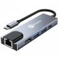 USB-C to HDMI 4K + Ethernet + USB 3.0 (x2) + USB-C Adapter