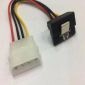 Molex Male to 90° SATA power cable