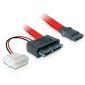 Molex Y cable Male ->2x Female