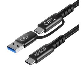 USB4 Cable — 240W Fast Charge / 4K Video / 20Gbps
