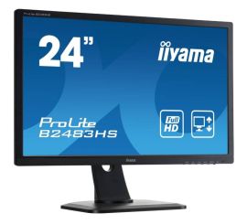 iiyama ProLite B2483HS-B1 - 24 inch - 1920x1080 - DVI - HDMI - VGA - Black