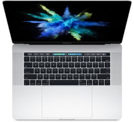 Apple MacBook Pro (15 inch, 2017) - Intel Core i7 - 16GB RAM - 512GB SSD - Touch Bar - 4x Thunderbolt 3 - Silver - 2-year Warranty