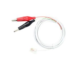 RJ11 Male to 2*Alligator Clips Test Cord, 1.5M