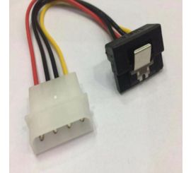 Molex Male to 90° SATA power cable